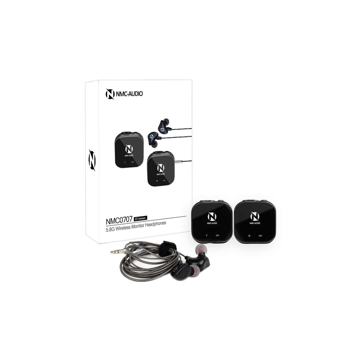 Tai nghe biểu diễn không dây 5.8G NMC-AUDIO NMC0707 Version 3