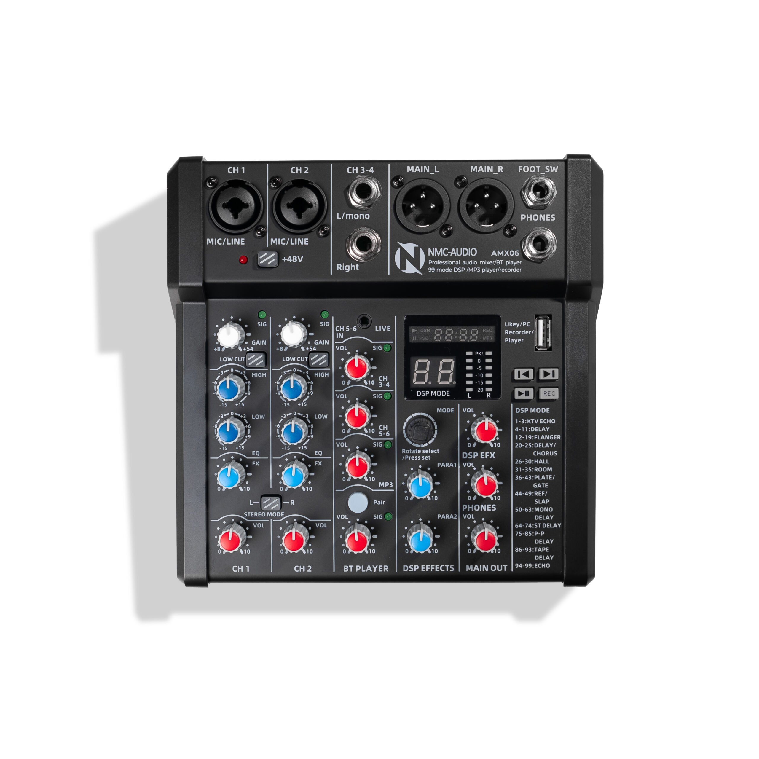 Audio Mixer NMC-AUDIO AMX06