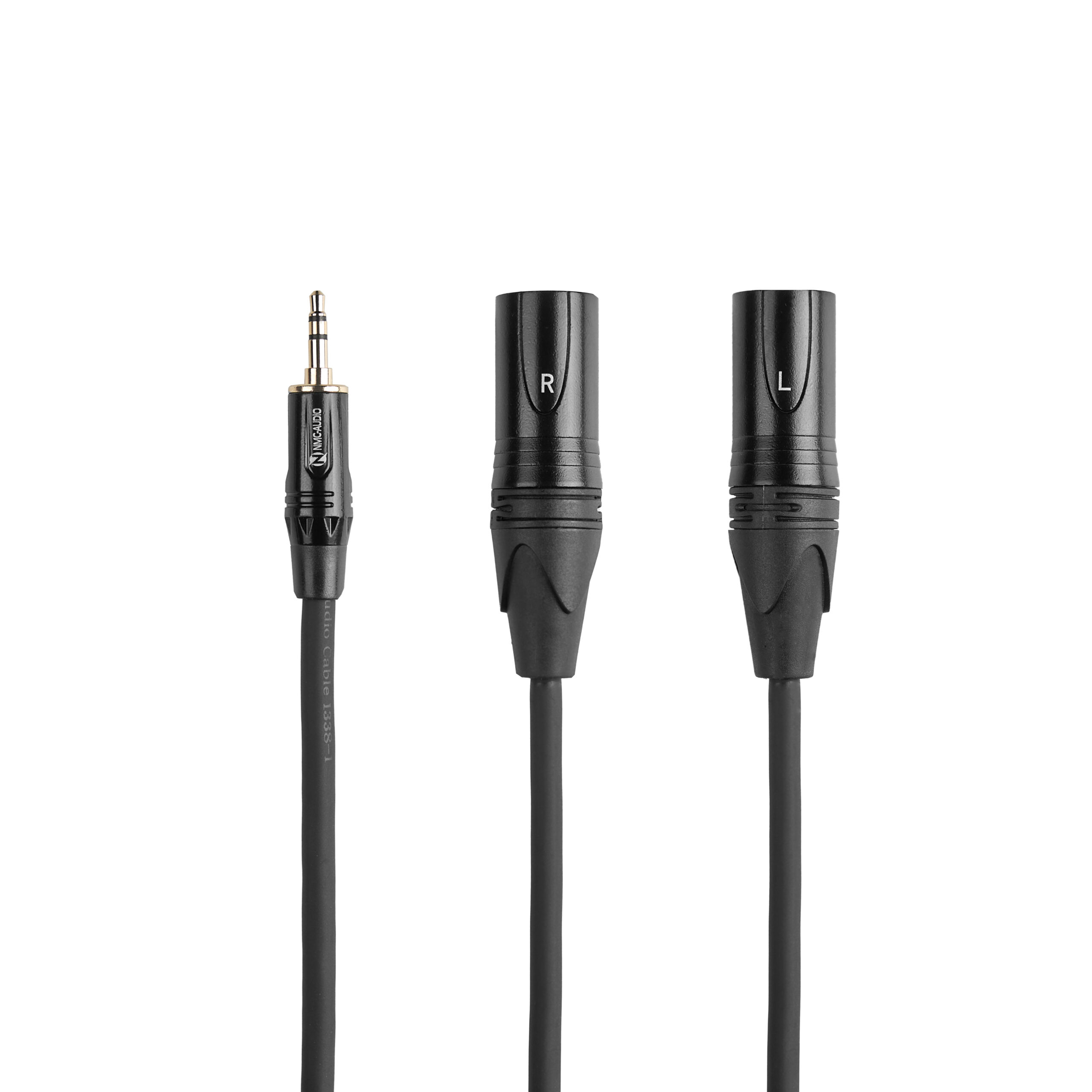 Dây Cáp Âm Thanh	NMC-AUDIO NMC-C266 (1 đầu 3.5mm stereo đực ra 2 đầu XLR đực)