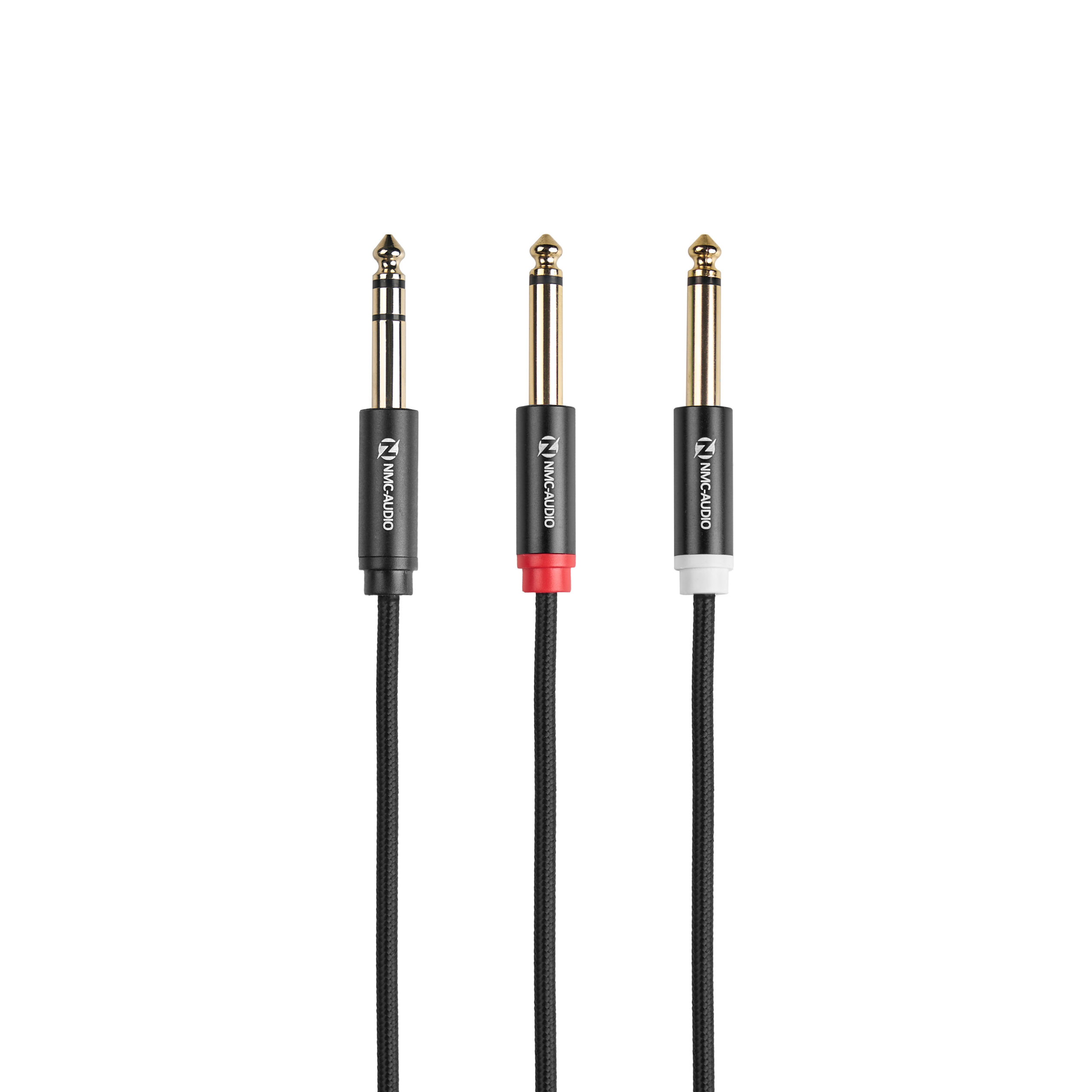 Dây Cáp Âm Thanh	NMC-AUDIO NMC-C433 (1 đầu 6.35mm stereo đực ra 2 đầu 6.35mm mono đực)